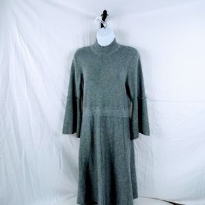 Artisian Gray Mock Turtle Neck Sweater Dress